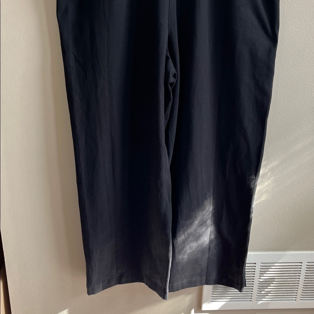 Pact Organic Cotton Cool Stretch Lounge Black Racerback Jumpsuit size medium - Picture 13 of 16